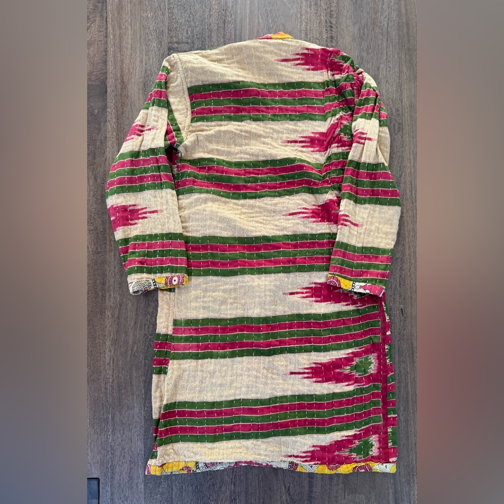 Kantha Kimono Robe Reversible - Picture 8 of 8